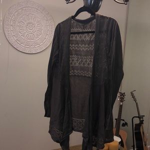 Olive green cardigan